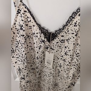 L - Lace Top Slip Dress